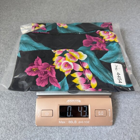 Hilo Hattie Black Pink Floral Hawaiian Button Front Shirt Size XL Vintage Aloha‎ - Picture 11 of 12